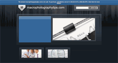 Desktop Screenshot of macrophotographytips.com